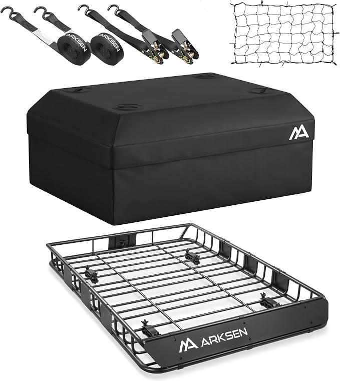 ARKSEN 54 x 39 x 5 Inch Upgrade Universal Roof Rack by ARKSEN
