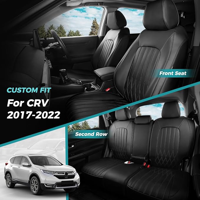 Seat Covers for Honda CRV 2017-2022 EX/EXL/LX/Sport/Touring/Special Edition - Image 2
