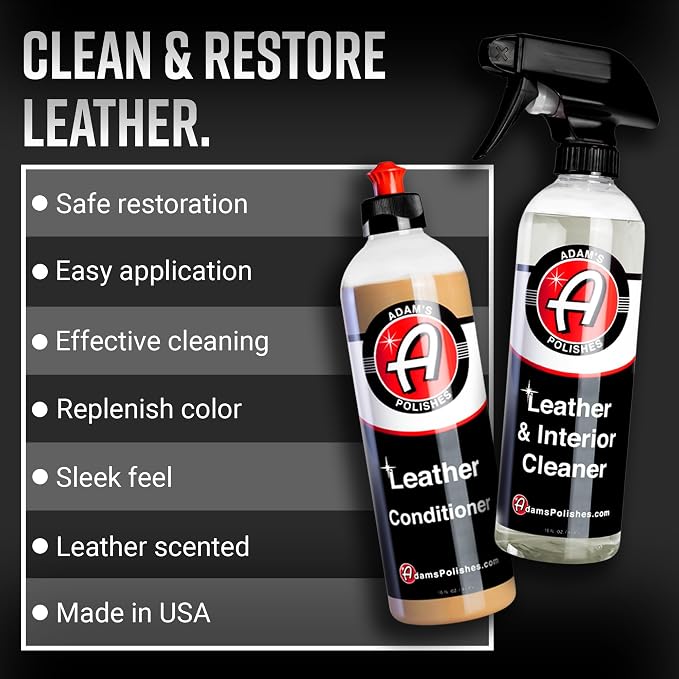 Adam's Polishes Leather Care Kit - Image 2