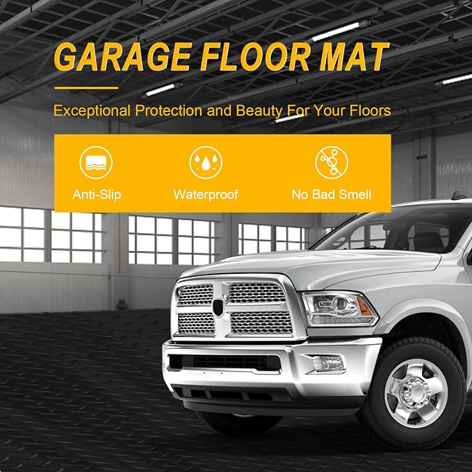 7.5x20 FT Garage Floor Mat, 2.8mm Thickened Flooring Roll - Image 4