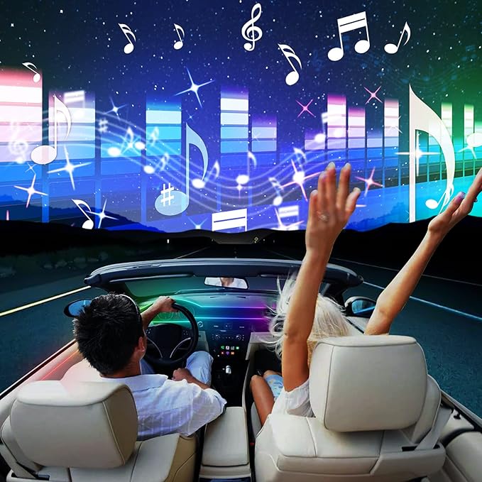 Dreamcolor Acrylic Interior Car LED Strip Light 14-inch, which fit - Image 6