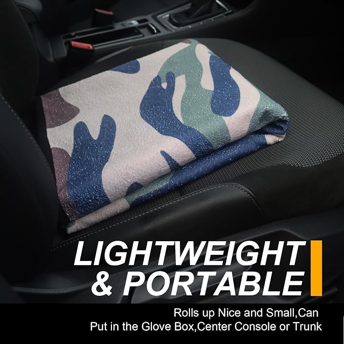 Back Seat Cover for Car Trucks Van SUV, Waterproof Rear Bench Towel Seat Covers - Image 8