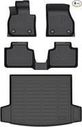Wayhigh-All Weather Floor Mats and Cargo Mat Set Fit by Wayhigh