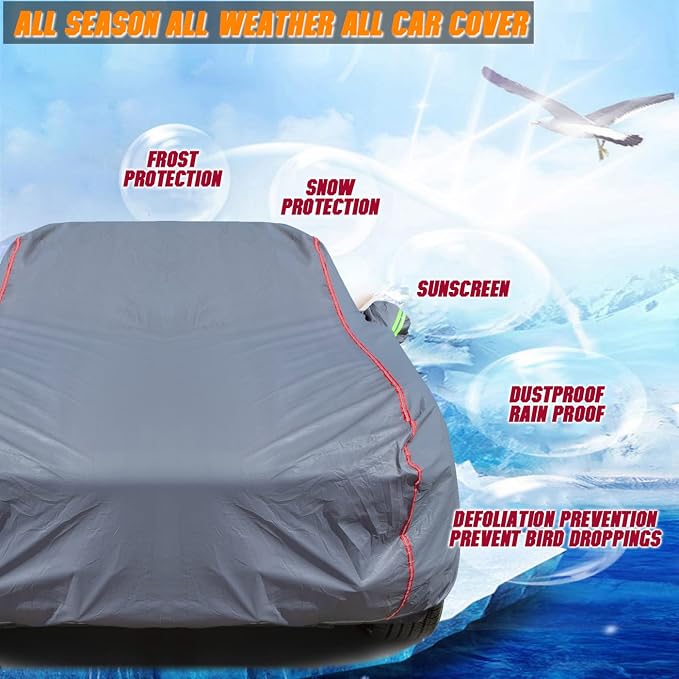 Waterproof Zipper Doors Car Cover - Image 7
