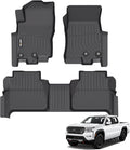 AIPOIL® Floor Mats for 2022-2024 2025 Nissan Frontier Crewcab All Weather by AIPOIL