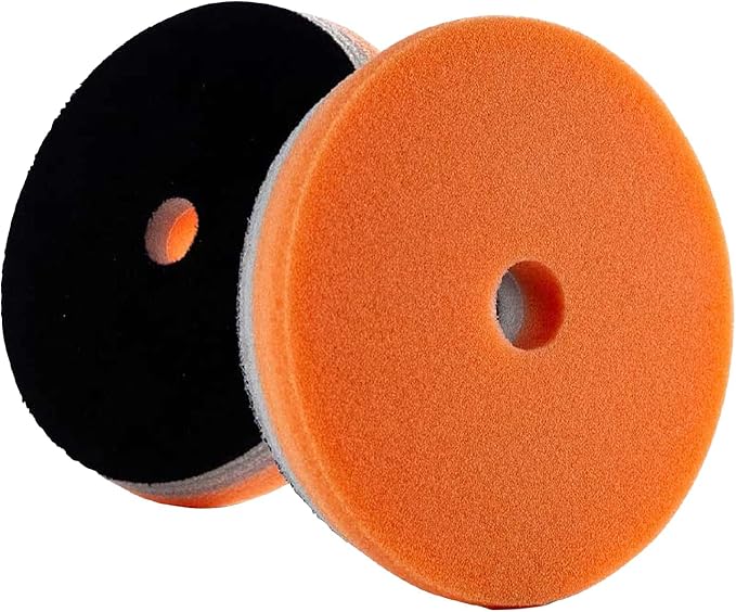 Lake Country 5.5" HDO Orange Foam Polishing Pad – Premium Heavy Duty Orbital by LakeCountryManufacturing