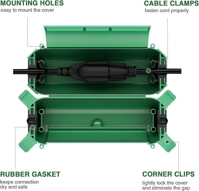 Flemoon Outdoor Extension Cord Safety Cover - Image 3