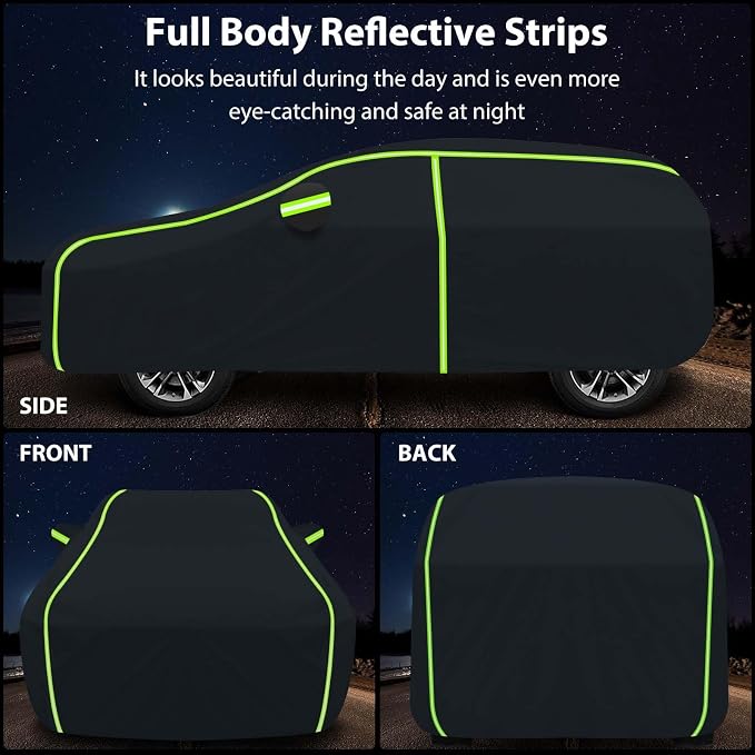 Car Cover for 2002-2024 Mini Cooper/Cooper S/Hardtop 2-Door, PEVA Full Car - Image 3