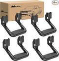 Nilight Universal Side Step Slip-Proof Aluminum Side Hoop Steps Nerf Bars by Nilight