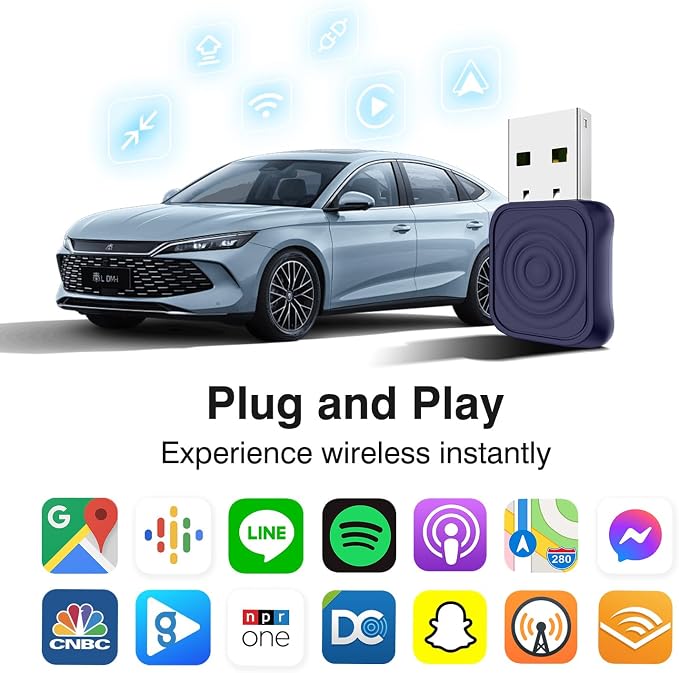CarlinKit MiNi Ultra Wireless CarPlay & Android Auto Adapter - Image 2