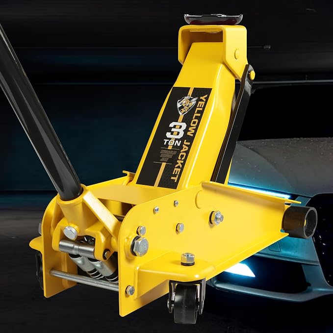 YELLOW JACKET Hydraulic Floor Jack, Quickly Lift Car Jack - Image 8