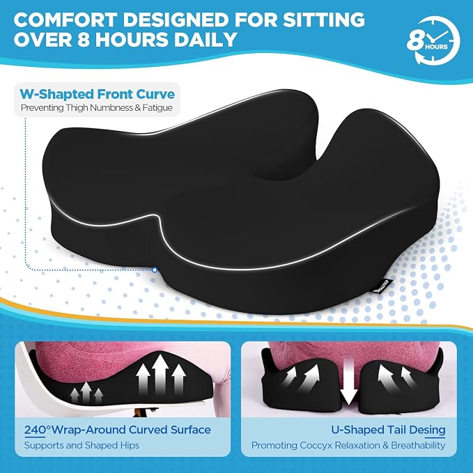 BEAUTRIP Seat Cushion & Lumbar Support Pillow - Image 8