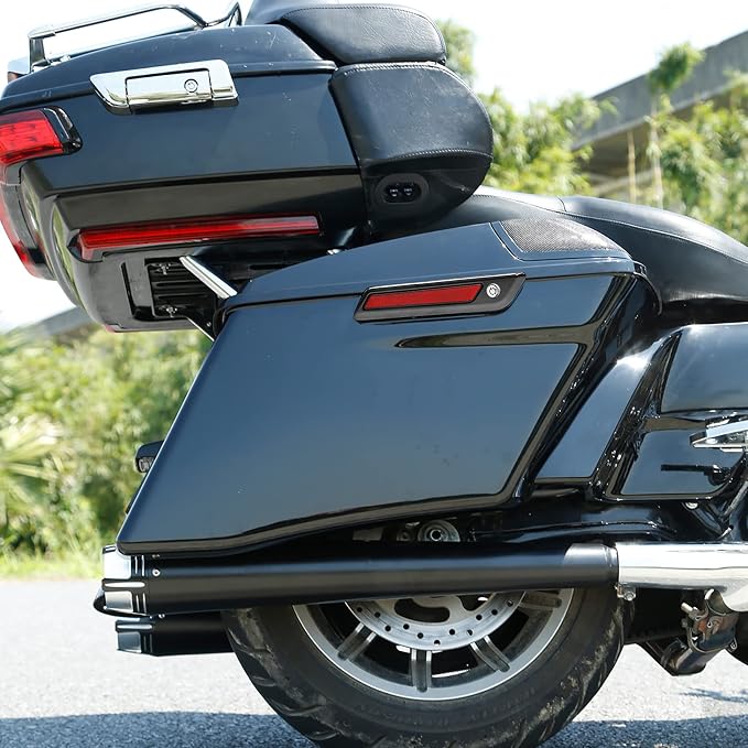 XFMT Motorcycle 4" Extended Hard Saddlebag Fit - Image 7