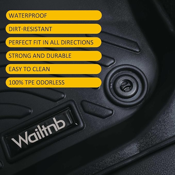 Car Floor Mats Custom Fit 2012 to 2018 Ford Focus All Weather Floor Liners - Image 2