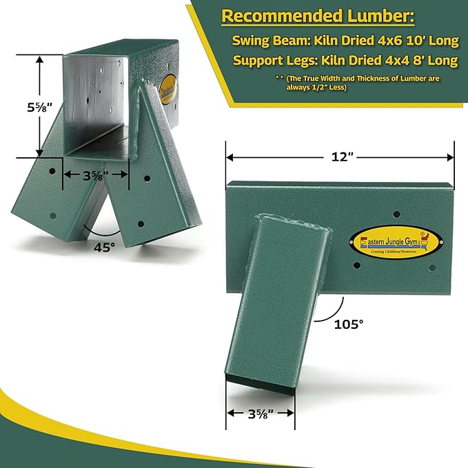 Eastern Jungle Gym Easy 1-2-3 A-Frame 2 Brackets - Image 2