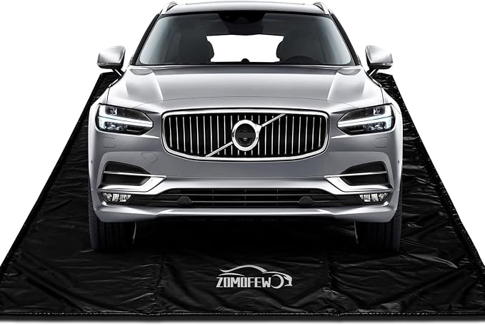Garage Car Mat, Non-Slip Garage Floor Mat, Heavy Duty Waterproof Containment Mat by ZOMOFEW