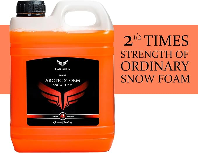 Car Gods Arctic Storm Super Thick Snow Foam Shampoo Orange Scent 85 Fl Oz - Image 5