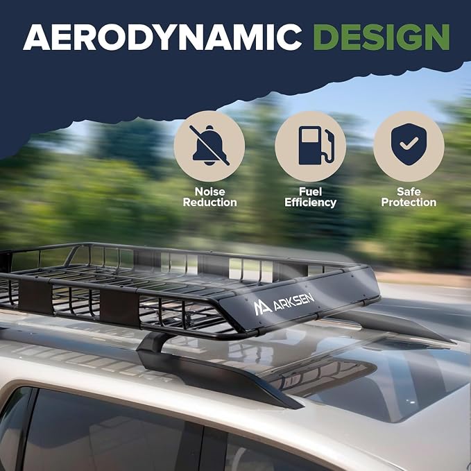 ARKSEN 64 x 39 x 5 Inch Universal Roof Rack - Image 3