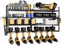 Wall Mount Power Tool Organizer, 4 Layer 8 Drill Hangers Storage Rack, Tool by Tagzilo