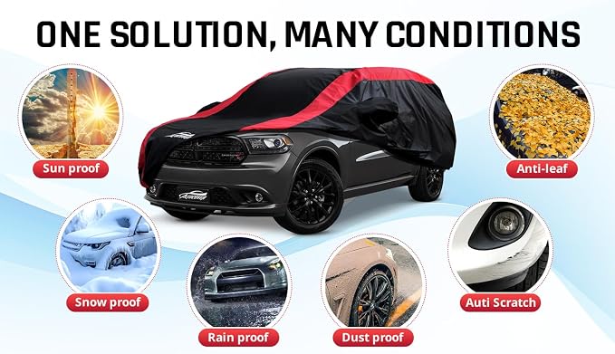 Dodge Durango Car Cover Waterproof All Weather - Image 6