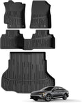 TripleAliners Floor Mats & Trunk Mat Full Set Compatible by TripleAliners