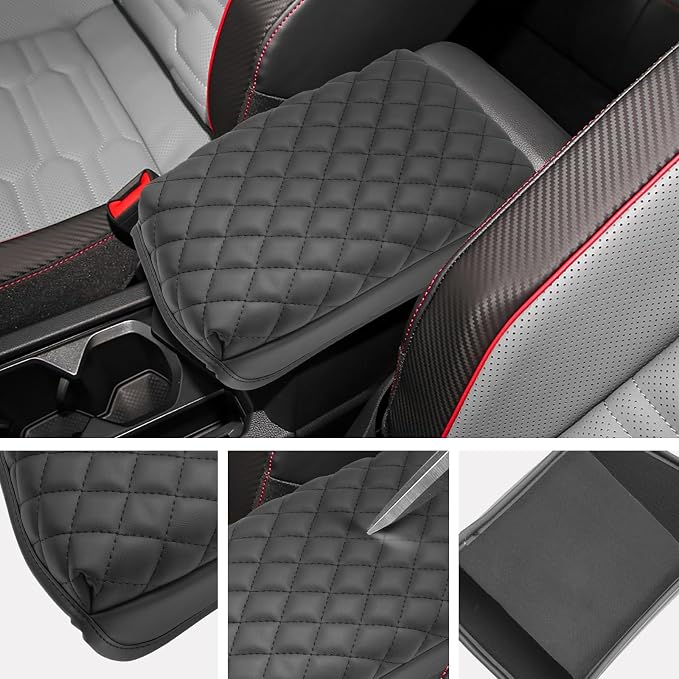 SXCY for 2024 VW Tiguan Armrest Cover Pad for Volkswagen Tiguan 2024 - Image 3