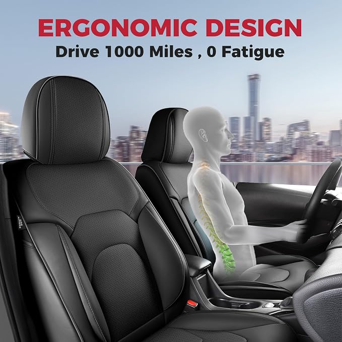 FREESOO Car Seat Covers Front Seats 2PCs, Waterproof Automotive Seat Covers - Image 4