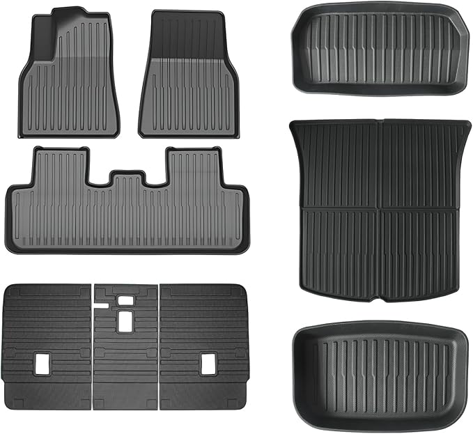 Floor Mat for New Model Y Juniper 2025 2026 9PCS Floor Mats - Image 6