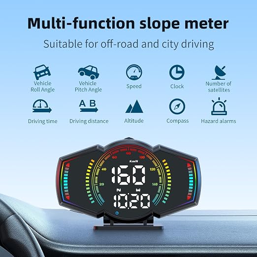 ACECAR Digital GPS Speedometer, Universal Car GPS Head-Up Display, Smart HUD - Image 2