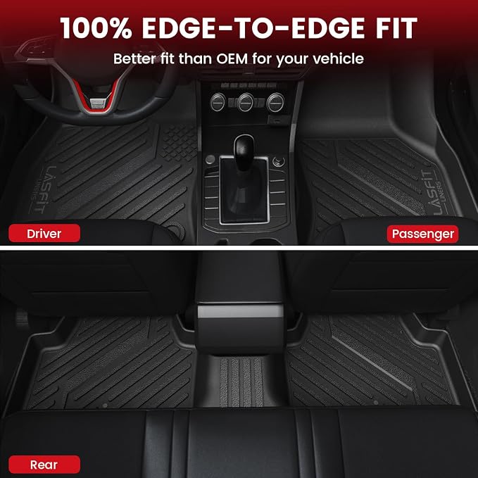 LASFIT Floor Mats & Cargo Mats for Volkswagen Jetta & Jetta GLI 2025 2024 2023 - Image 5