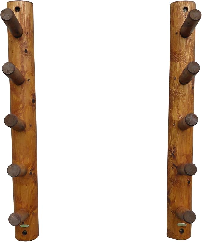 10-Place Wall-Mounted Ski Log Racks - Image 3