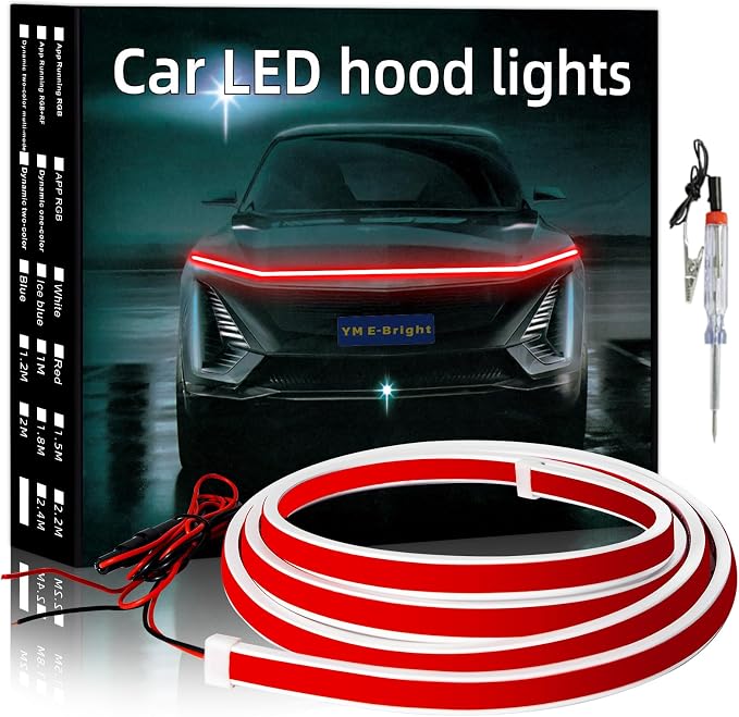 YM E-Bright Led Hood Light Strip Exterior Led Strip Lights by YME-Bright