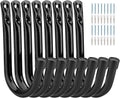 Heavy Duty Garage Storage Hooks, 3.4Inch J Utility Garage Wall Hooks by Whrsinlor