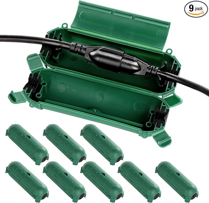 Flemoon Outdoor Extension Cord Safety Cover, IP44 Waterproof Connection by FLEMOON