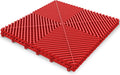 15.7"x15.7" Garage Flooring Tiles, Non-Slip Interlocking Plastic Garage Floor by Home