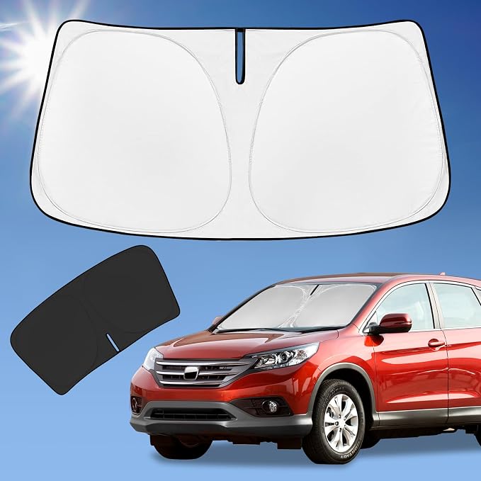 for Honda CR-V CRV 2012-2016 Sun Shade Sunshade Windshield Cover, 4-Layer Front by ZOIBVCARSUNSHADE