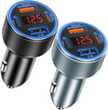 Car Phone Charger, Besgoods USB C Car Charger Adapter 4 Ports by Besgoods