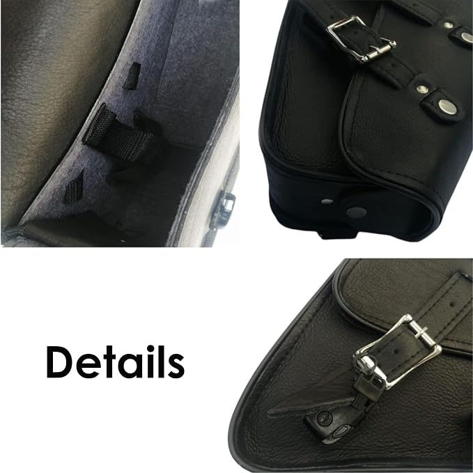 GARGOYLE BELLS Premium Naked Leather Swing Arm Bag - Image 5