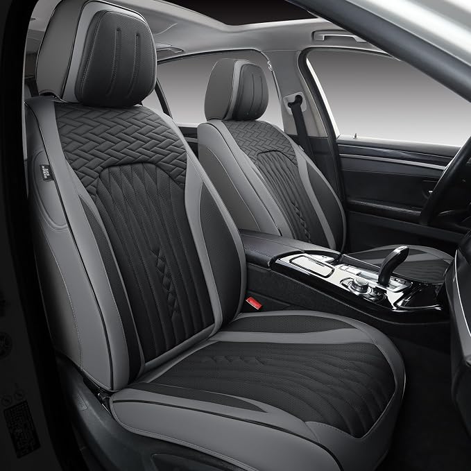 Car Seat Covers Full Set, Leather Seat Covers - Image 7
