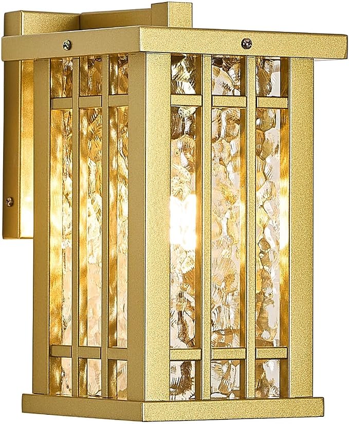 Outdoor Wall Light E26 Base Metal Frame by ROSYSKY