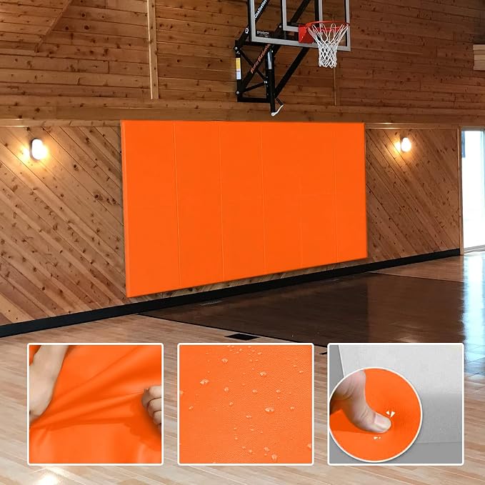 PROGOAL 2"/4" Thick Foam Protection Wall Pad，Gym Basketball-Court - Image 3
