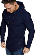 Lexiart Mens Fashion Athletic Hoodies Sport Sweatshirt Solid Color Fleece by Lexiart