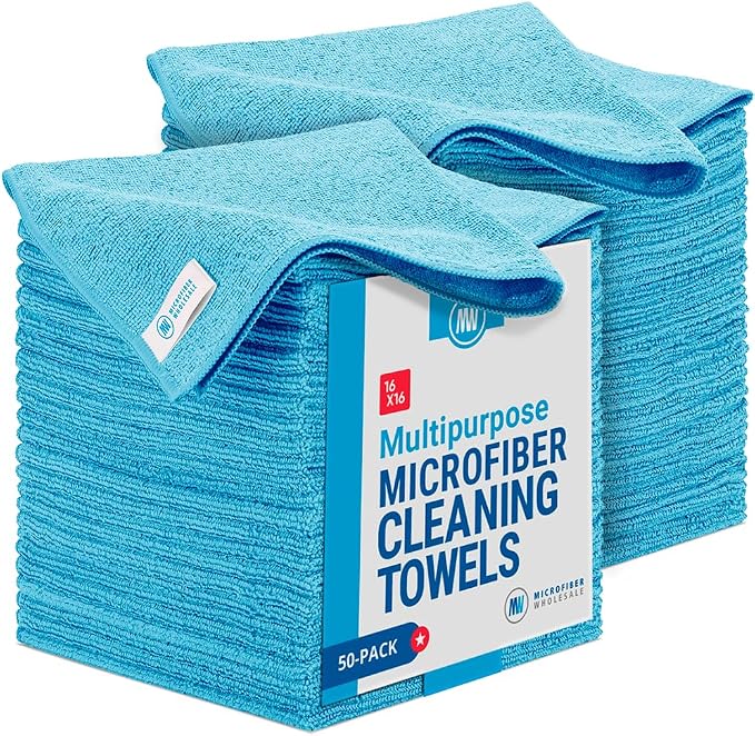 16" x 16" All Purpose Microfiber Towels by MicrofiberWholesale