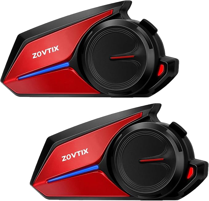 Motorcycle Helmet Headset 8 Riders Communication System X8 Intercom by ZOVITX