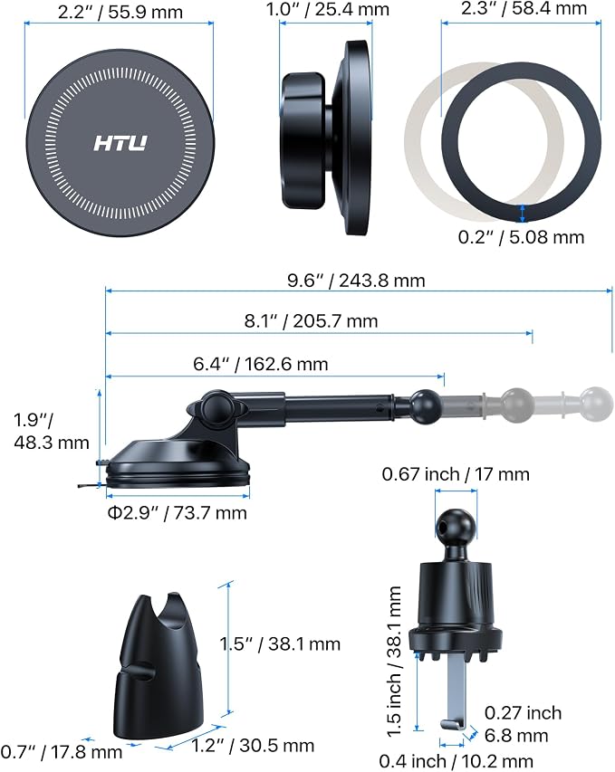 2025 Upgraded for Magsafe Car Mount Powerful Magnetic Cell Phone Holder for Car - Image 7