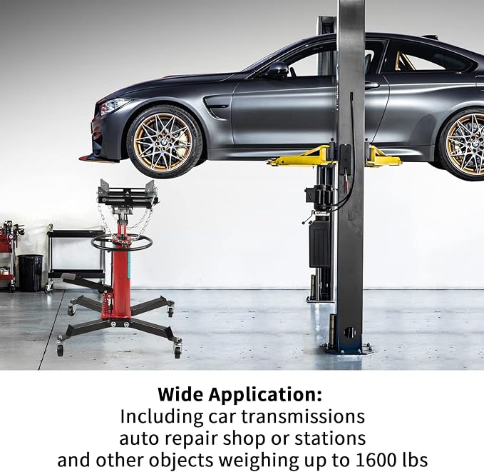 1600Lbs 2 Stage Hydraulic Transmission Jack Stand Telescoping 34" - Image 7