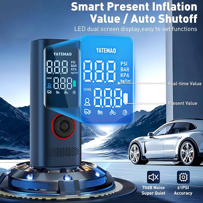 Tire Inflator Portable Air Compressor - Image 5