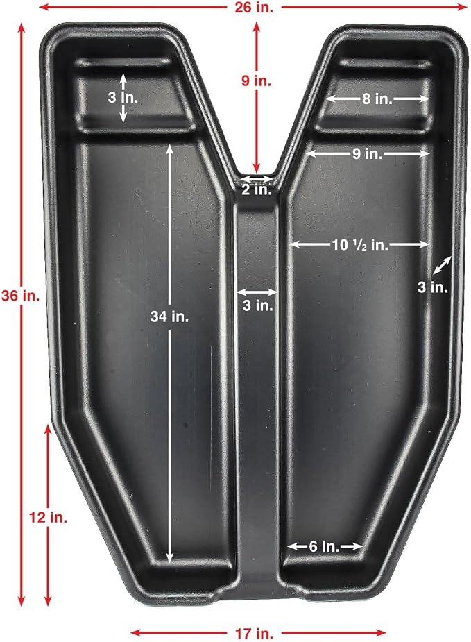 JEGS Engine Stand Drip Tray | Made In USA | Black Plastic Construction | Fits - Image 2