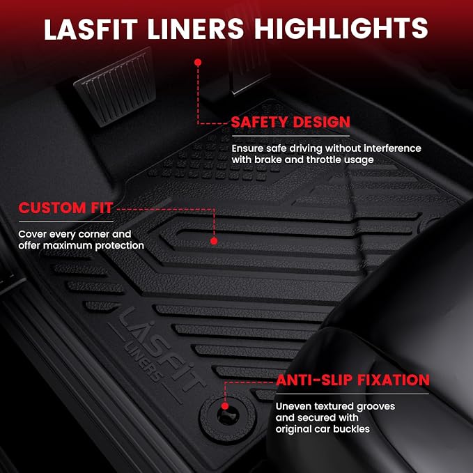 LASFIT Floor Mats for Lexus RX 2022 2021 2020 2019 2018 2017 2016 RX350 RX450h - Image 4