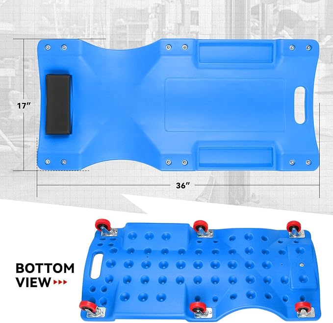 Auto Dynasty 36 Inches Mechanic Creeper, Automotive Garage Repair Low Profile - Image 7